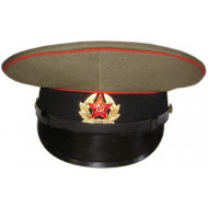 Sowjetische / russische Armee Sergeant's Visier Hut von Artillerie und Panzertruppen m69 Sowjetische / russische Armee Sergeant's Visier Hut von Artillerie und Panzertruppen m69