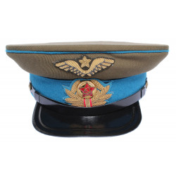 Russische Militär Visier Hut Kommandanten Luftwaffe Rote Armee UdSSR Russische Militär Visier Hut Kommandanten Luftwaffe Rote Armee UdSSR