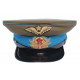Sombrero de la visera militar rusa gorros bordados Comandantes Fuerza aérea Ejército rojo URSS