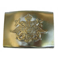 Soviet golden naval officer's buckle for belt with two anchors Soviet golden naval officer's buckle for belt with two anchors