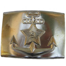 Hebilla de oro naval soviética para cinturón oficiales supremos Hebilla de oro naval soviética para cinturón oficiales supremos