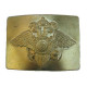 Soviet golden buckle for belt with eagle the ministry of internal affairs