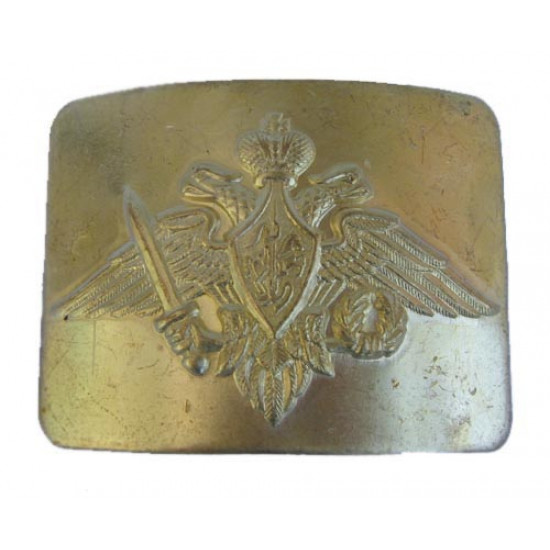 Golden buckle for belt with eagle   army