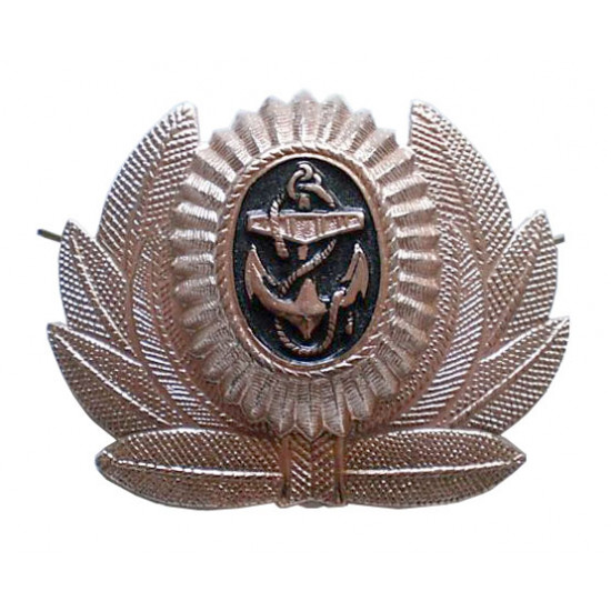Badge de marine de l`urss cocarde avec le d`ancrage