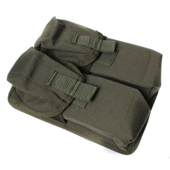 4 poche de magazine russe ak molle airsoft / combat le sac