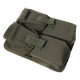 4 ak russian magazine pouch molle airsoft / combat bag