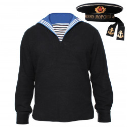 Sailor Dark Blue Tunic Jacket Shirt of Soviet Navy fleet Sailor Dark Blue Tunic Jacket Shirt of Soviet Navy fleet