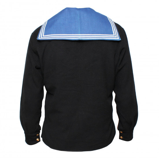   Sailor Black Tunic Jacket Camisa de la flota de la Armada Soviética