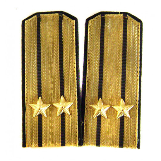 Soviet wwii / red army original naval parade high-ranking officer shoulder boards