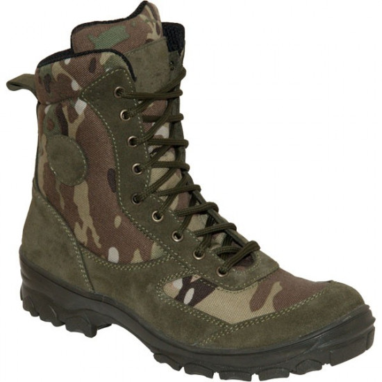 Botas tácticas de cuero para exteriores Airsoft Camuflaje LYNX