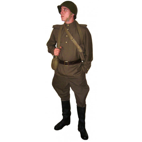 Russische Militäruniform M43 Soldaten der Sowjetarmee WWII