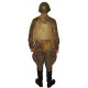 Uniforme militar ruso M43 soldados del ejército soviético WWII