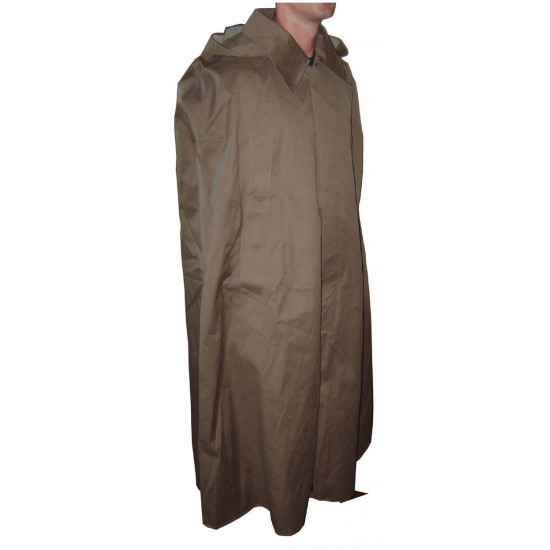 Soviet army military rubberized groundsheet coat