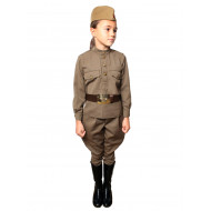 Children's khaki military uniform Halloween Party Costume for kids Children's khaki military uniform Halloween Party Costume for kids