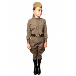 Children's khaki military uniform Halloween Party Costume for kids Children's khaki military uniform Halloween Party Costume for kids