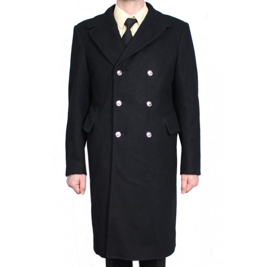 Manteau de laine navale russe de la flotte de la marine soviétique