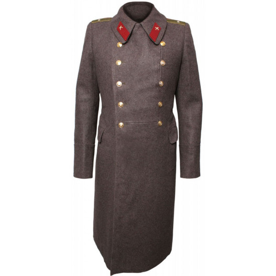 Ussr military soviet / russian army officer overcoat