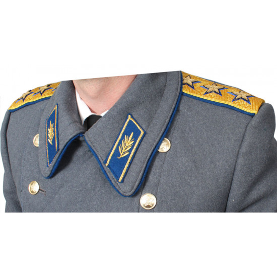 Laine d'hiver russe Overcoat General "Committee of State Security" Uniforme de parade