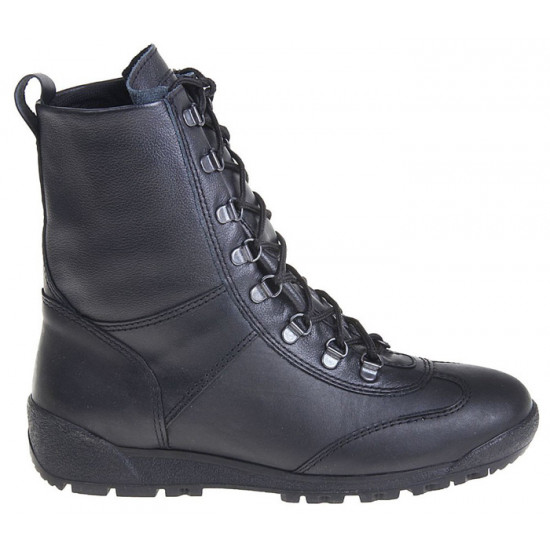 Airsoft leather boots urban cobra zipper 12211