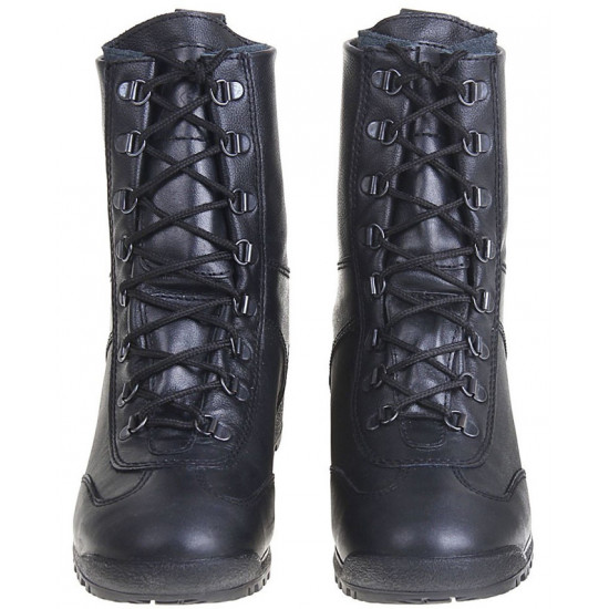 Airsoft leather boots urban cobra zipper 12211