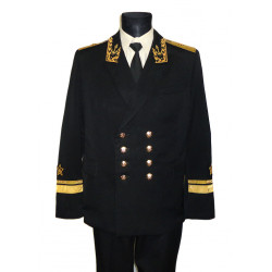 100% original sowjetische Flotte admirals Uniform mit handgefertigten Stickerei Größe 50/52