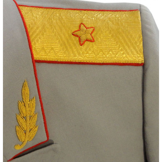 El uniforme de generales original del 100% de la mano hizo el bordado