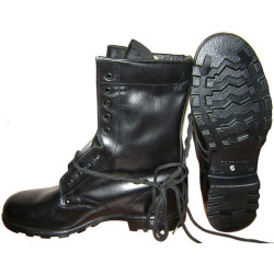 marines military tactical black leather airsoft  boots   marines military tactical black leather airsoft  boots