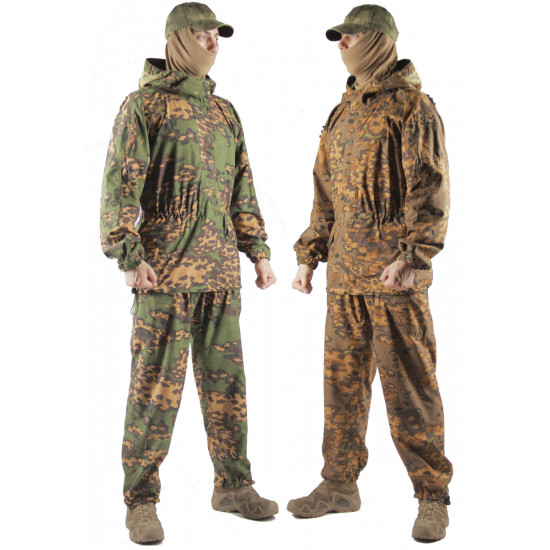 Ratnik double camouflage Partizan grenouille camo Russe vert + uniforme marron