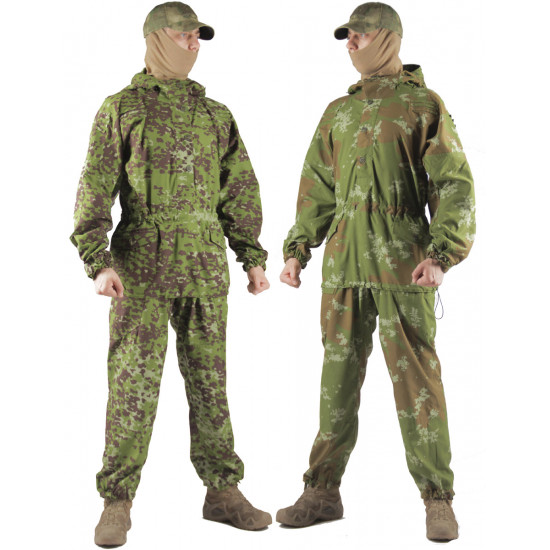 Ratnik double camouflage "amibe / nord" camo uniforme moderne russe