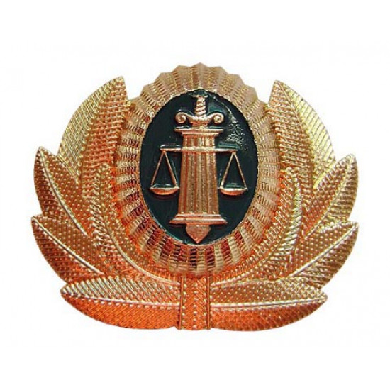 Hat badge cocarde of judicial police officers