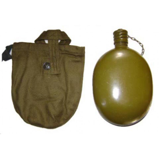 Soviet military   army soldier water flask