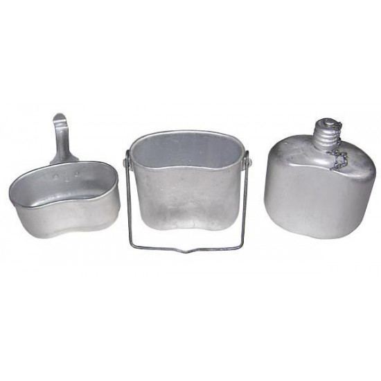 Airborne field food kettle & flask from soviet army