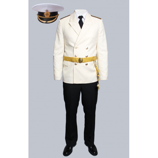 Tunique unifiée russe Marine Navy Floet Officer veste Marine Captain