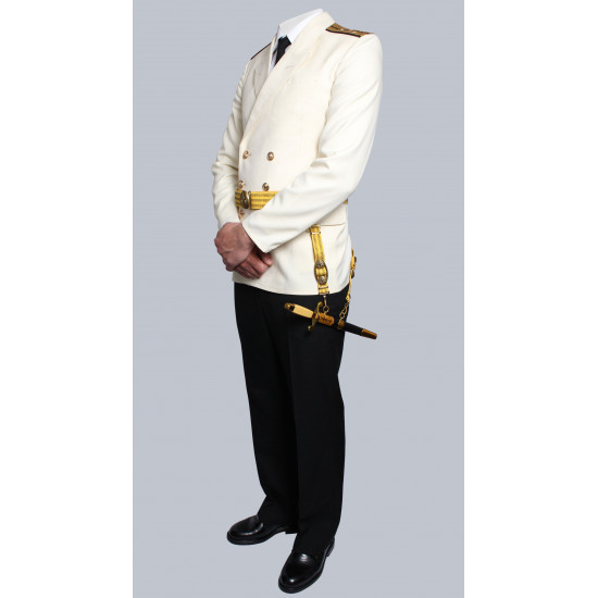 Tunique unifiée russe Marine Navy Floet Officer veste Marine Captain