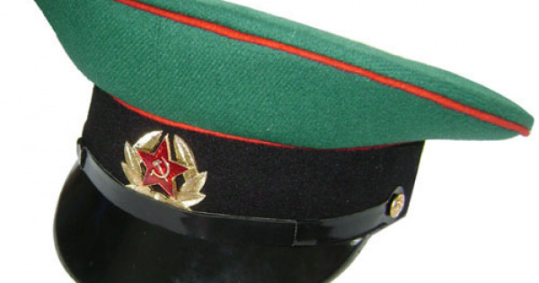 レア】ソ連軍/ロシア国境警備隊の将官用バイザーキャップ レア】ソ連軍