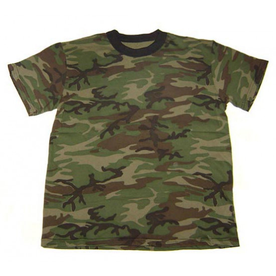Airsoft green camo t-shirt Tactical camouflage shirt Airsoft training gear