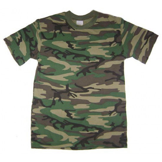Tactical camo t-shirt Sports green camouflage shirt Summer t-shirt for everyday use