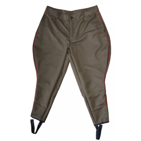 Union soviétique URSS Pantalons journaliers de l'officier militaire russe Galife Breeches Pants