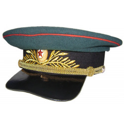 artillery and tank troops general visor cap   artillery and tank troops general visor cap