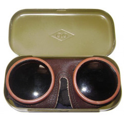 Soviet military leather protection goggles Soviet military leather protection goggles