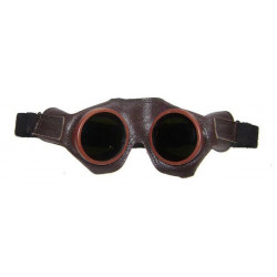 Soviet military leather protection goggles Soviet military leather protection goggles