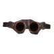 Soviet military leather protection goggles