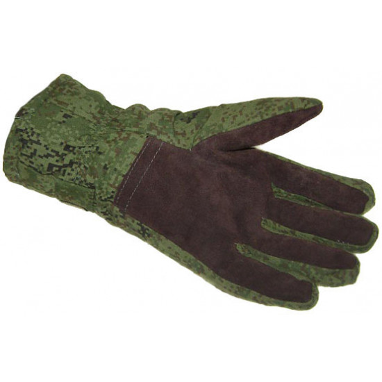 Russian army pixel tactical winter gloves digital flora