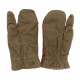 Soviet army soldiers winter gloves