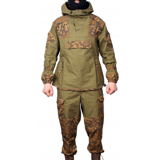 Gorka 4 "partizan autumn" uniforme táctico Airsoft camo suit Conjunto de pesca y caza