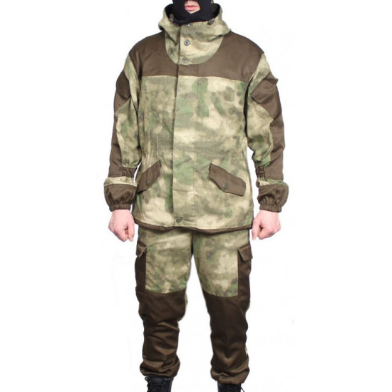 Gorka 3 moss special force tactical airsoft winter warm uniform "fleece lining"