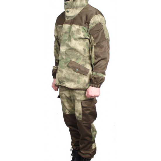 Gorka 3 moss special force tactical airsoft winter warm uniform "fleece lining"