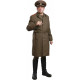 Soviet /   army officers long green military overcoat