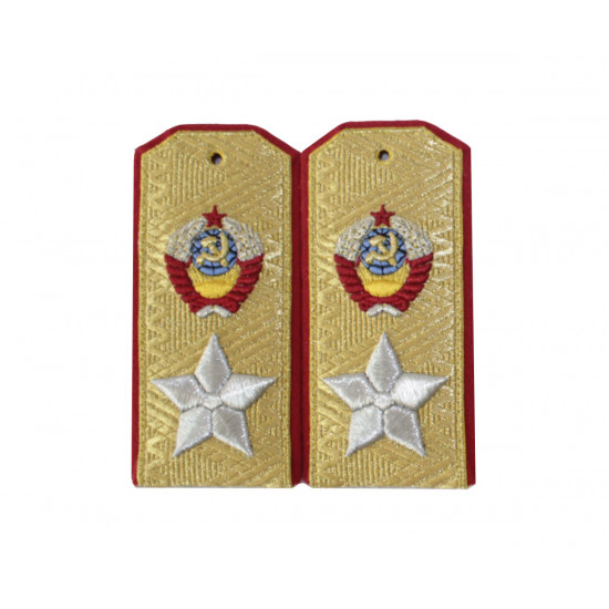 Bordado del mariscal soviético desfile hombreras M43 epaulets