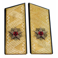 Soviet PARADE shoulder boards for ADMIRAL uniform epaulets Soviet PARADE shoulder boards for ADMIRAL uniform epaulets